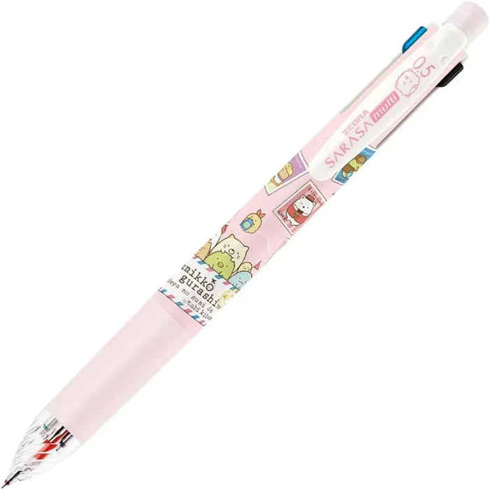 Zebra Sarasa Multi Gel Ink Multifunction Pen - Pink - 4901681161416