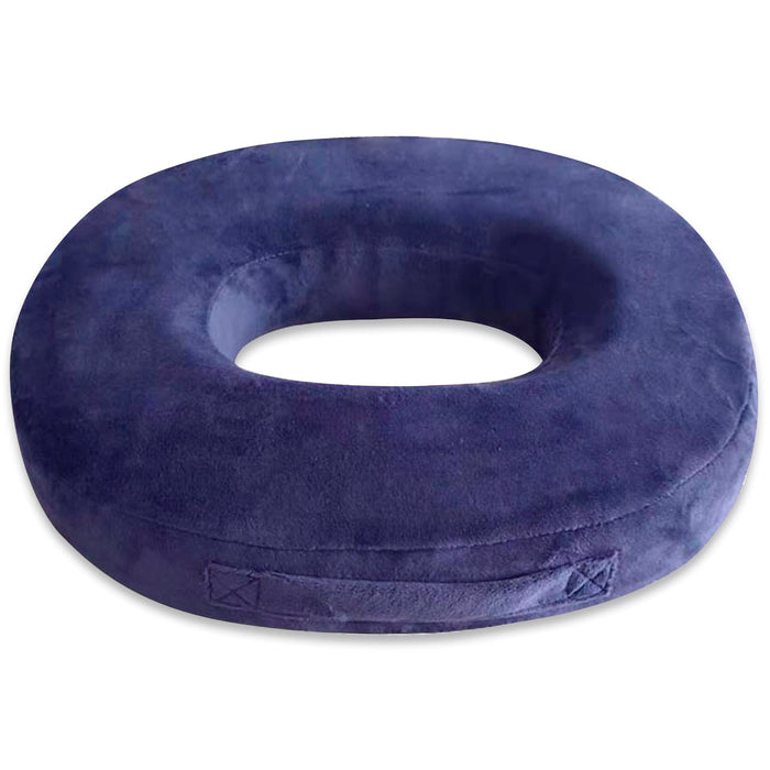 The Heart Navy Donut Cushion for Postpartum Hemorrhoids and Episiotomy Recovery