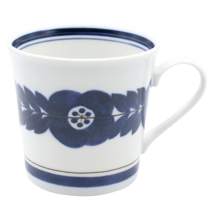 Aito Seisakusho Blossom Blossom Mug 320ml Navy Blue Mino Ware Japan 111005