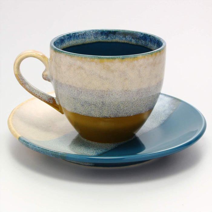 Aito Seisakusho Glaze Works Coffee Cup Saucer Set 2Pcs Cafe Gift Tableware Set