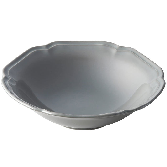 Aito Mino Ware Salad Bowl Plate 17cm Gray Dishwasher/Microwave Safe 111078