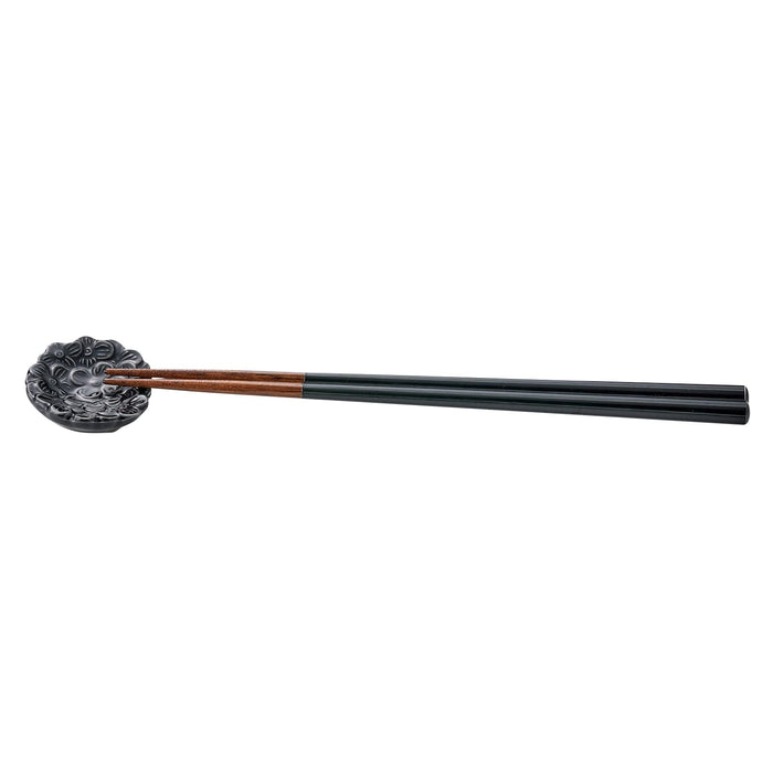 Aito Lien Chopsticks Set Wakasa Painted 22.5cm Dishwasher Safe Black Japan 267915