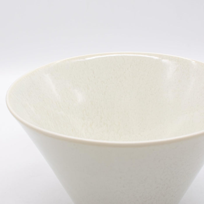 Aito Seisakusho Natural Color Bowl Plate Rice Bowl Tableware Ramen Bowl 17x9.4cm Ivory White Minoyaki Udon