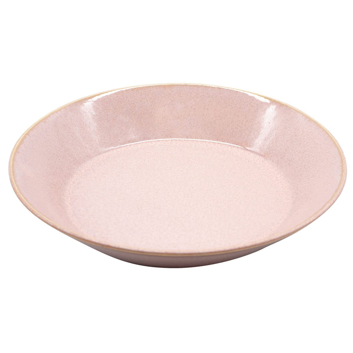 Aito Seisakusho Natural Color Curry Plate Pasta Plate 21cm Pink Mino Ware Dishwasher/Microwave Safe 517069-Kiichin - The #1 Place for Japanese Goods in Your Hand!