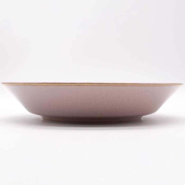 Aito Seisakusho Natural Color Curry Plate Pasta Plate 21cm Pink Mino Ware Dishwasher/Microwave Safe 517069-Kiichin - The #1 Place for Japanese Goods in Your Hand!