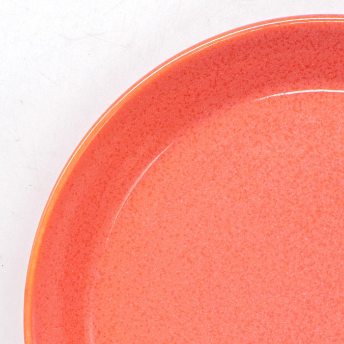 Aito 14cm Coral Pink Minoyaki Plate Dishwasher/Microwave Safe Japan Tableware 517295-Kiichin - The #1 Place for Japanese Goods in Your Hand!