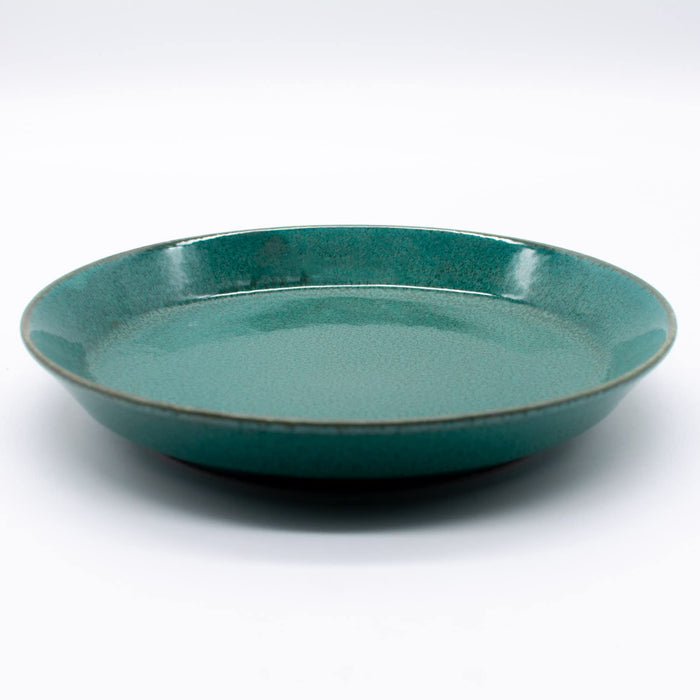 Aito Natural Color Plate 14cm Green Minoyaki Dishwasher/Microwave Safe Japan Tableware 517023-Kiichin - The #1 Place for Japanese Goods in Your Hand!