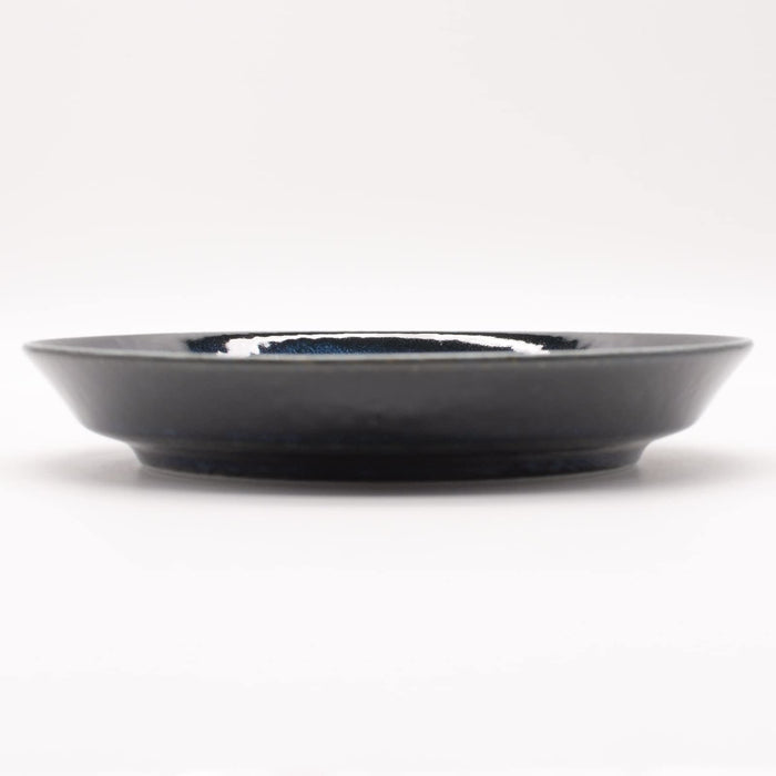 Aito Natural Color Plate 14cm Navy Mino Ware Dishwasher/Microwave Safe 517024-Kiichin - The #1 Place for Japanese Goods in Your Hand!