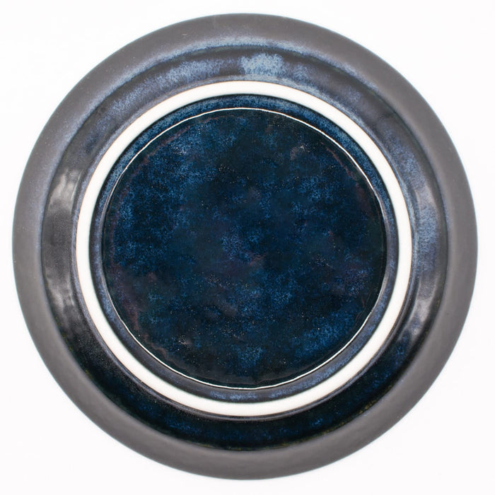 Aito Natural Color Plate 14cm Navy Mino Ware Dishwasher/Microwave Safe 517024-Kiichin - The #1 Place for Japanese Goods in Your Hand!