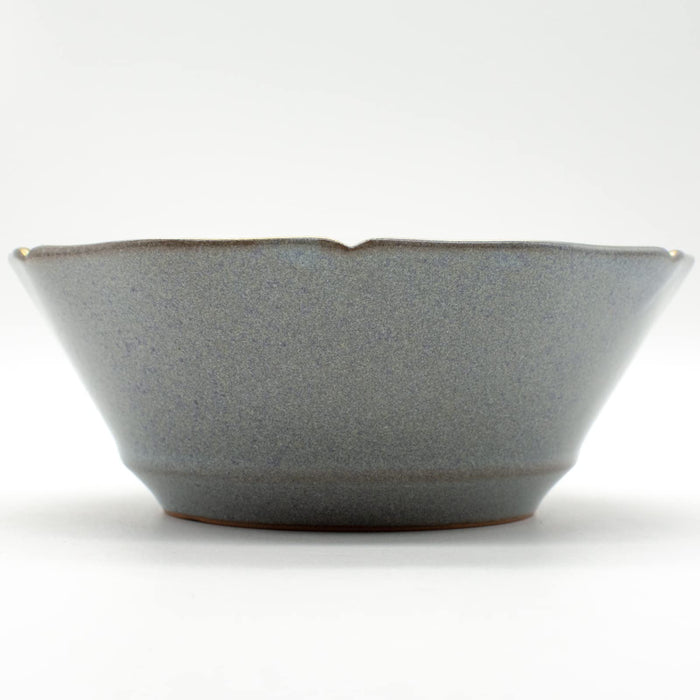 Aito Stitch Salad Bowl Pot 15cm Gray Mino Ware 111060