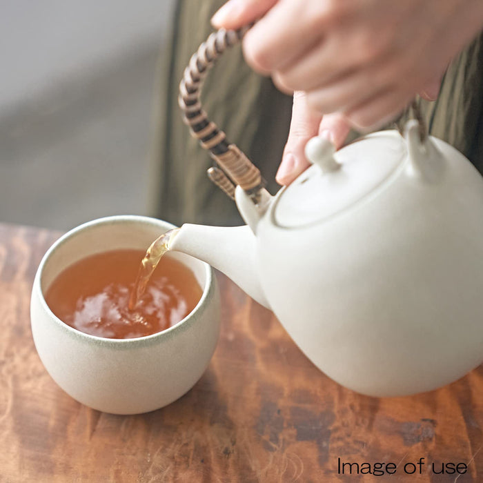Aito Seisakusho Moon White Mino Ware Teapot 560ml Made in Japan