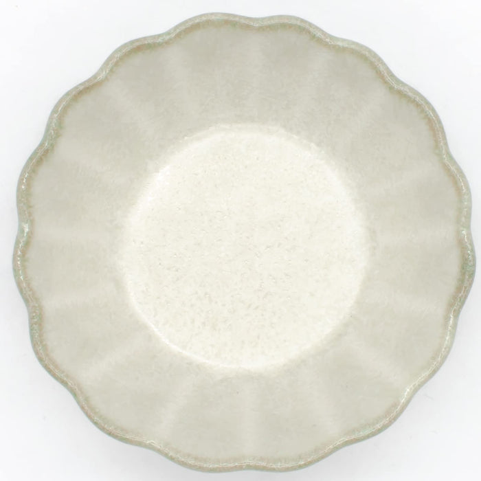 Aito Sui Soy Sauce Plate Flower Bean Bowl 6cm Moon White 288220