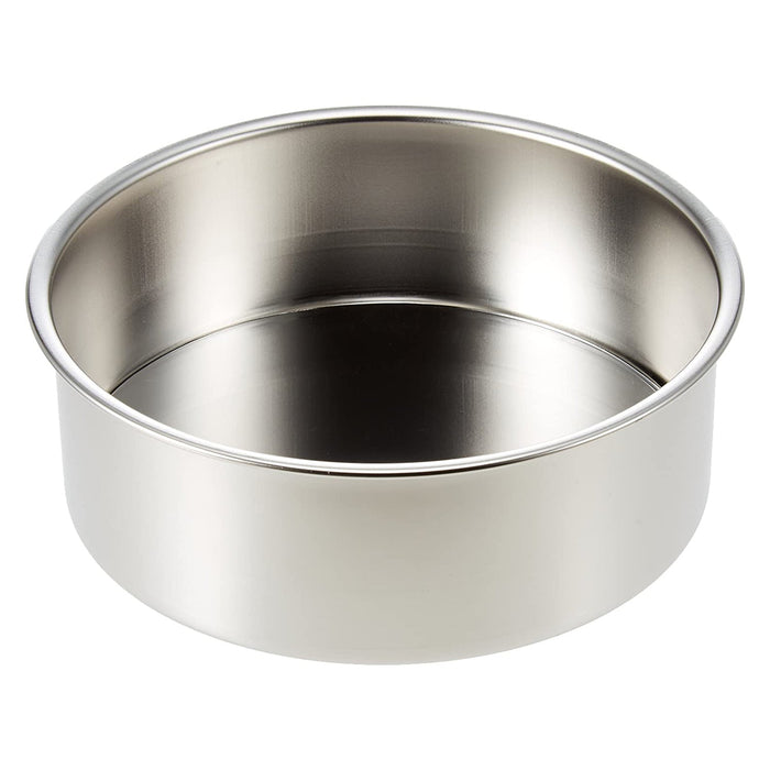 Akagawa Kibutsu 15cm Stainless Steel Round Cake Pan - Removable Bottom