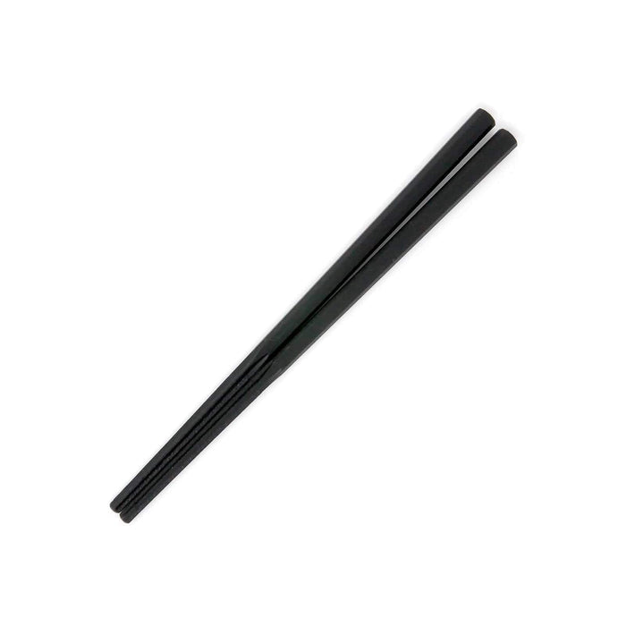 Akebono 21Cm Black Decagonal Non-Slip Noodle Chopsticks - Japanese Kitchen Essential