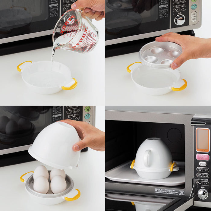 Akebono Japan Microwave Egg Boiler - Cooks 4 Eggs
