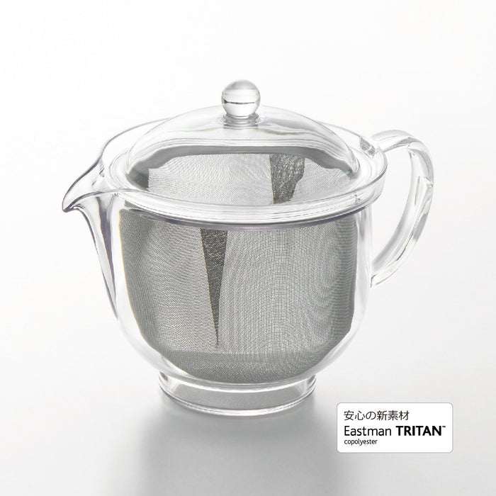 Akebono Sangyo 480ml Tritan Resin Clear Teapot TW-3722 Japan