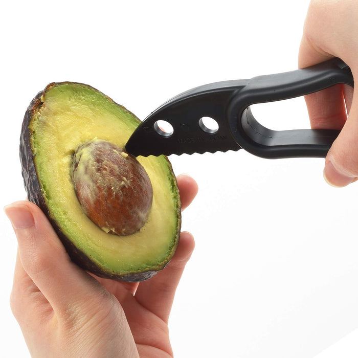 Shimomura Kougyou VB-622 Antibac Avocado Cutter Made In Japan Dishwasher Safe