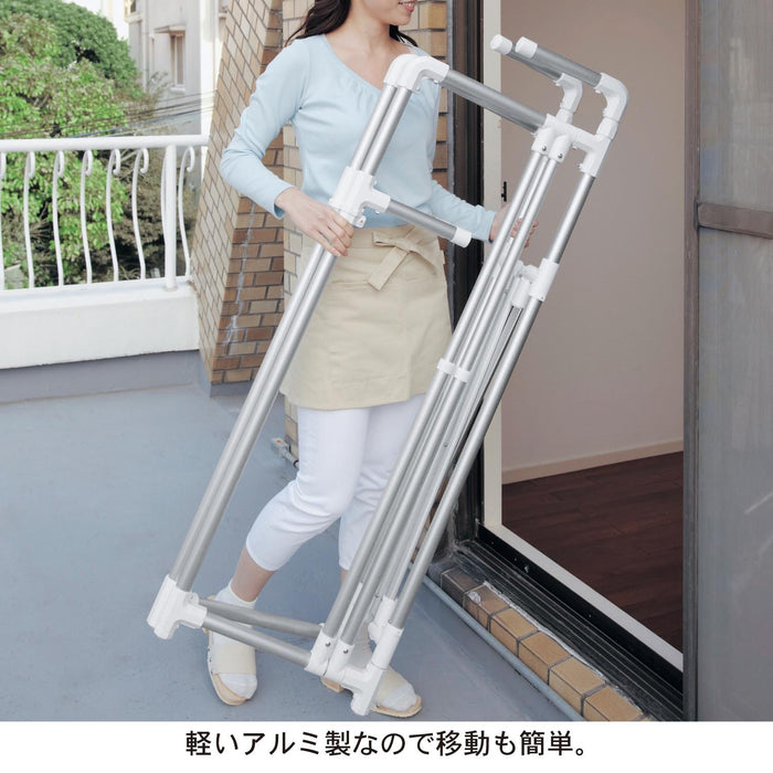 Belle Maison 3-Rod Aluminum Drying Stand - Japanese Design