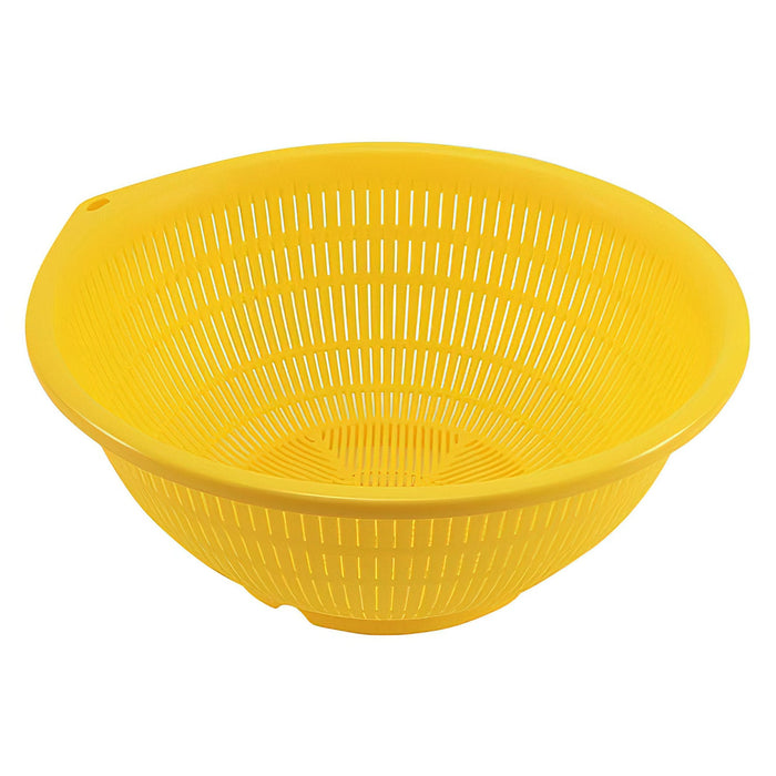 Benkei 20cm Plastic Colander - Vibrant Yellow