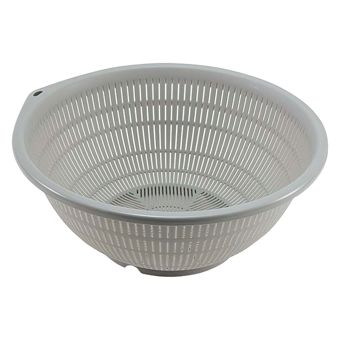 Benkei Plastic Colander 35cm - Grey Efficient Kitchen Strainer for Easy Cooking