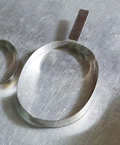 Ebm 18-8 Hamburger Ring Oval 150G-Kiichin - The #1 Place for Japanese Goods in Your Hand!