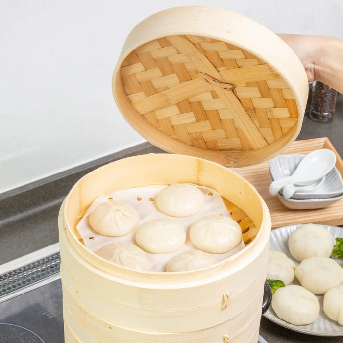 Bamboo Steamer 13cm - Lid for Ebm Enhance Your Cooking Experience