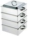 Ebm 45cm 3-Tier Commercial Electromagnetic Square Steamer (Regular)-Kiichin - The #1 Place for Japanese Goods in Your Hand!