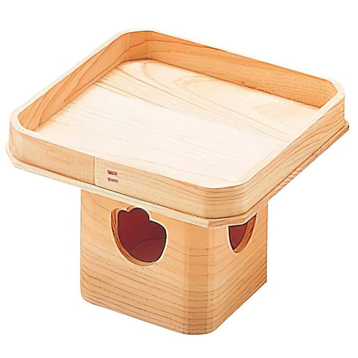 Ebm Hinoki Cypress Sanbou Serving Tray - 15cm