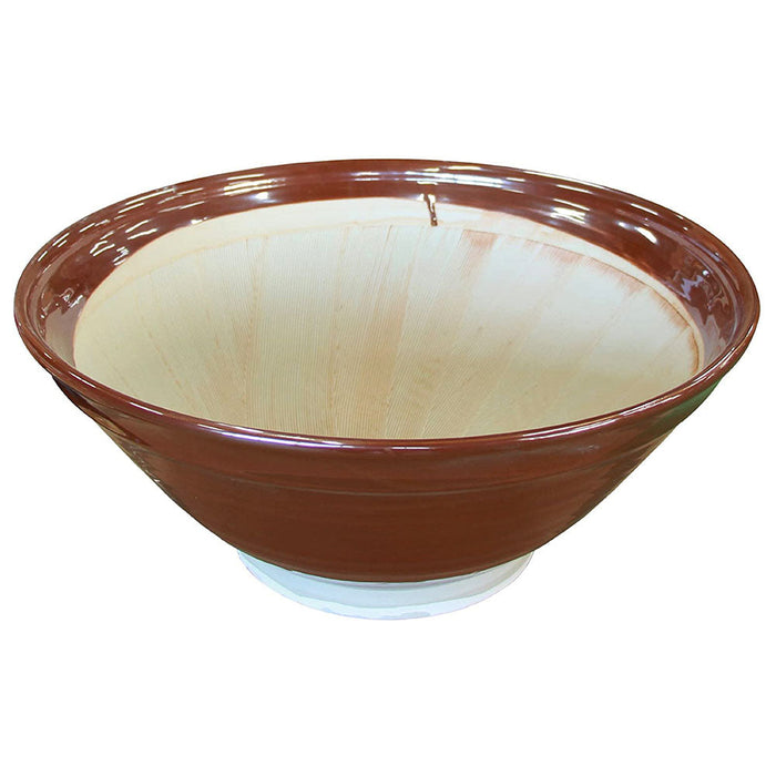 Ebm Mino Ware Suribachi 研钵 13 厘米 - 正宗日本陶瓷研磨器