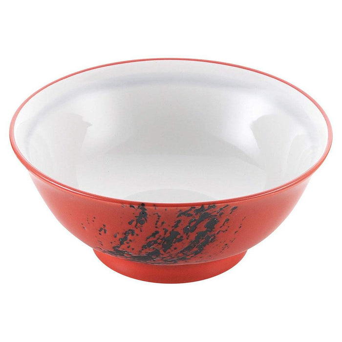 Ebm Porcelain Red Glazed Ramen Noodle Soup Bowl - Authentic Japanese Dining Experience