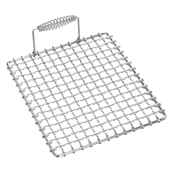 Ebm Stainless Steel BBQ Grill Mesh with Single Handle - 33cm