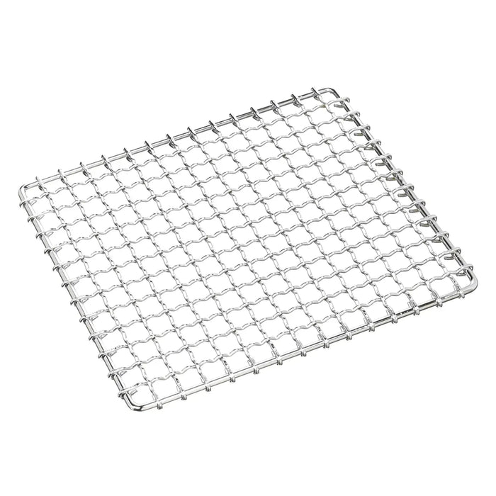 Premium 24Cm Stainless Steel BBQ Grill Mesh by Ebematsu - Japan's Finest