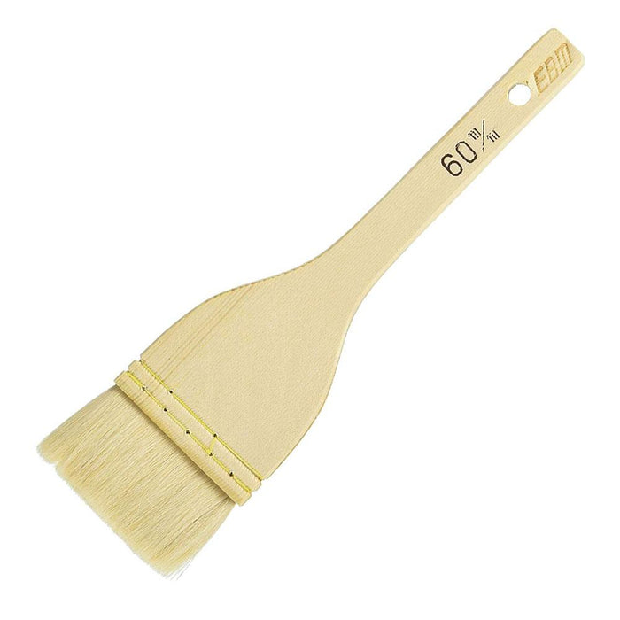 Ebm White Goat Hair Cooking Brush - 60mm Premium Culinary Tool