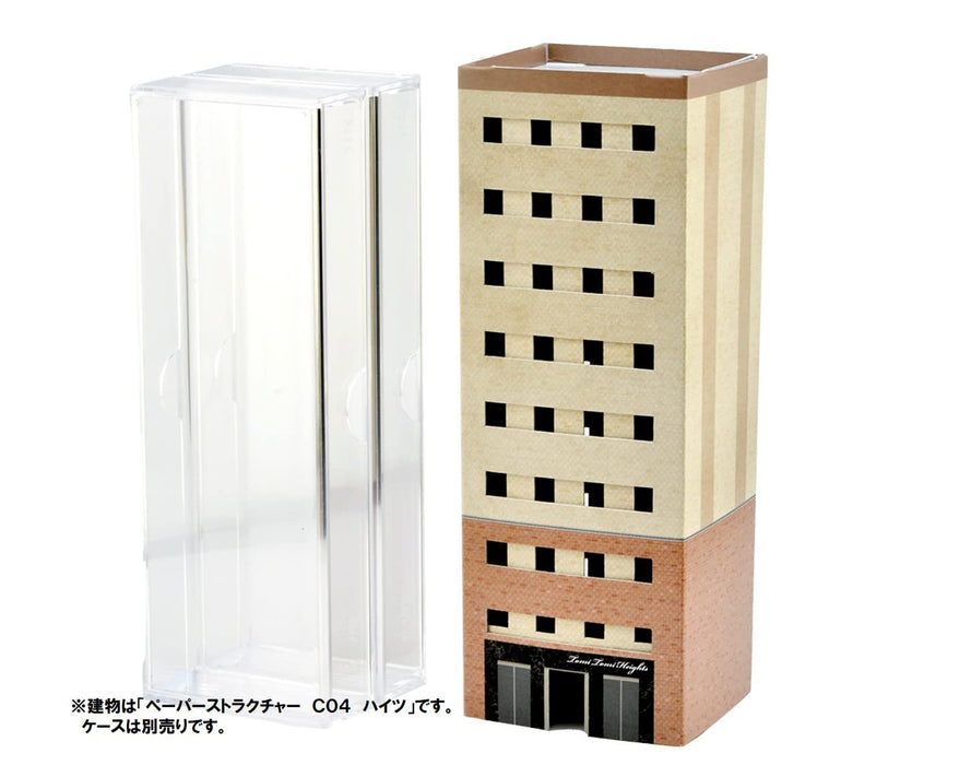 Eco-Lake Paper Structure Diorama Supplies for C02 Studio Apartment Fashion Building by Tomytec Japan