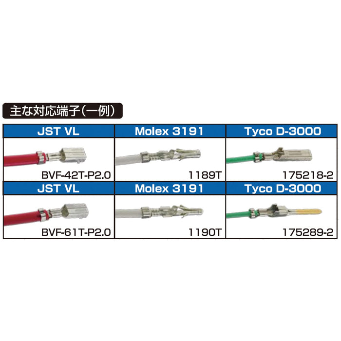 工程师可互换模具压接钳 13 大端子垫