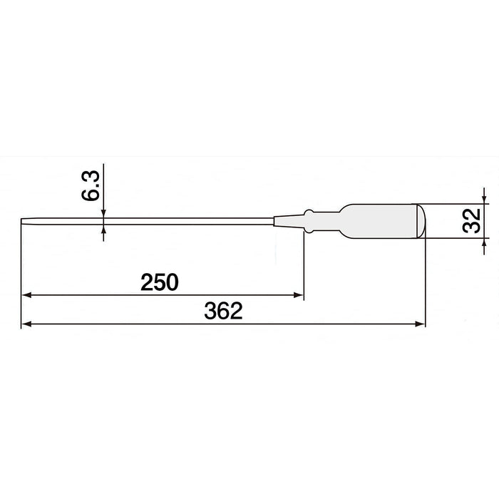 工程师长握把发球杆 +2(225Mm) Dg-12