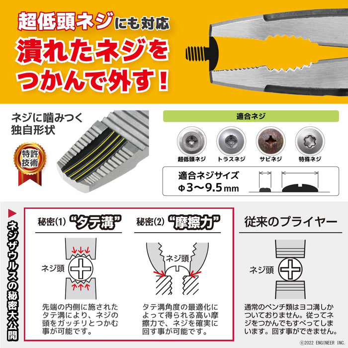 Engineer Nejizaurus GTV 螺絲 Φ3-9.5mm PZ-77