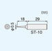 Engineer SK-30 ST-10 Soldering Iron Tip 0.5x18mm-Kiichin - The #1 Place for Japanese Goods in Your Hand!