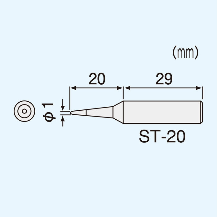 Engineer ST-20 Soldering Iron Tip for SK-40 Series
