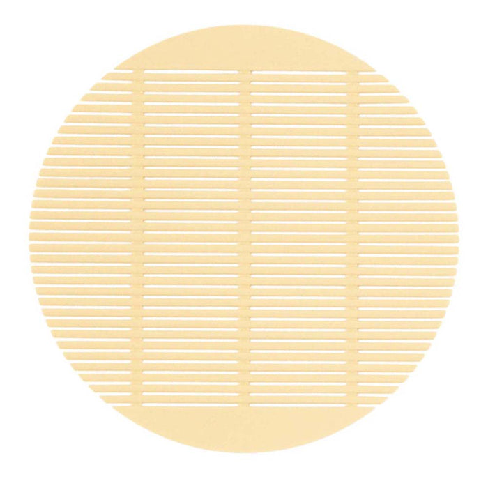 Entec Japan Plastic Round Soba Sudare Mat Ivory - Premium Quality for Traditional Japanese Dining