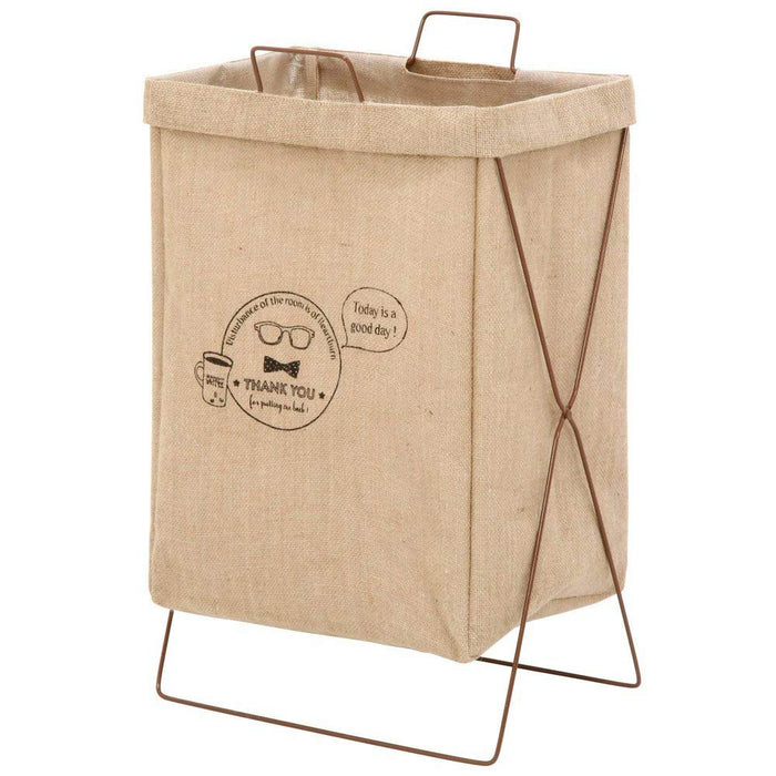 Fujiboeki Japan 32811 Slim Linen Laundry Basket 37X27X60Cm