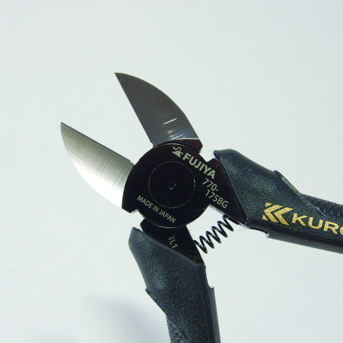 Fujiya Electric Nippers 770-175Bg 175mm Black Gold Micro Mirror Blades