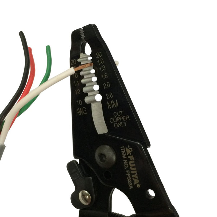 Fujiya Wire Stripper A Type AWG/MM Display PP323A-165