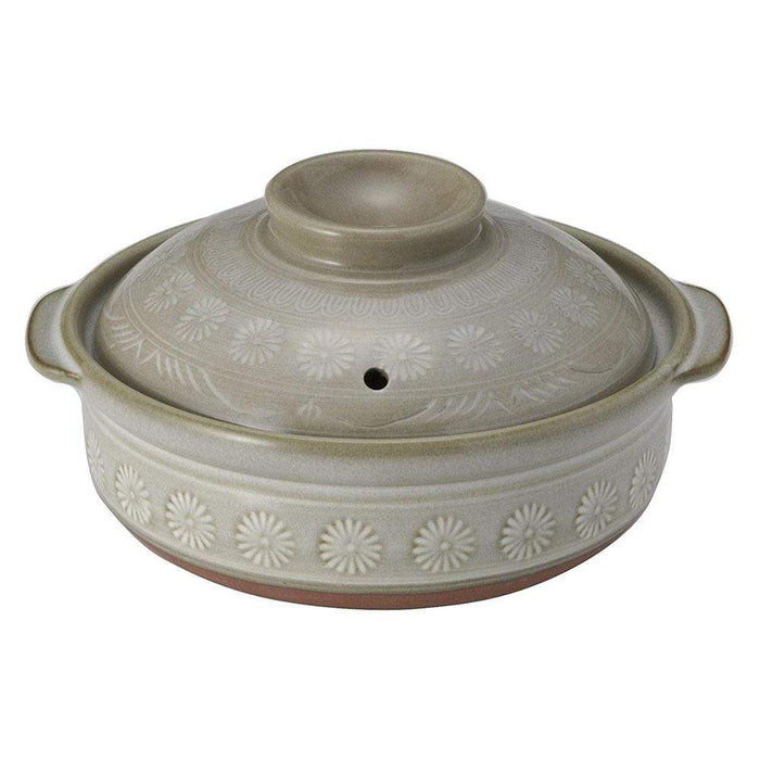 Ginpo Mishima Japan 28Cm Non-Induction Donabe Casserole