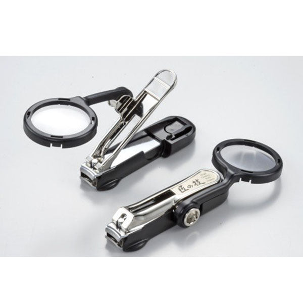 Enhance Your Nail Care with Green Bell Japan's Takuminowaza Nail Clipper Loupe - Black