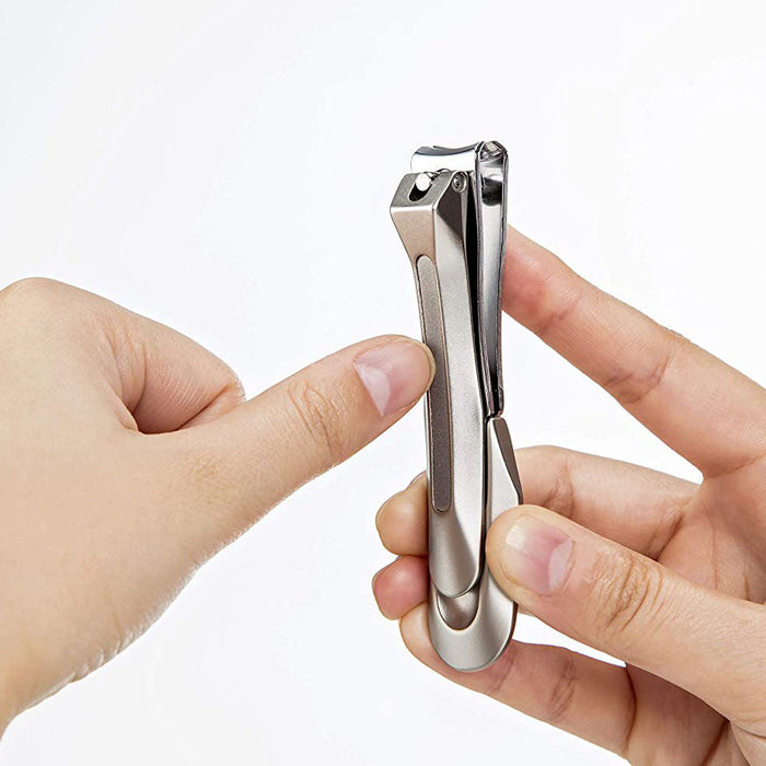 Premium Small Stainless Steel Nail Clipper by Green Bell Japan - Superior Quality for Perfect Nails