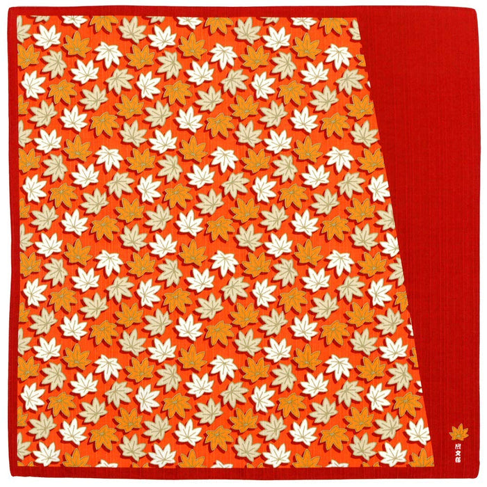 Hama Pattern Furoshiki 50Cm Haikara Momiji 红色 - 日本布料