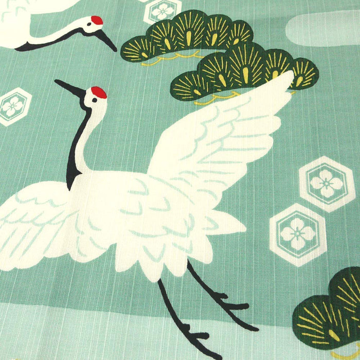 Japanese Kotobuki Cranes Dance Wrapping Cloth - 50cm