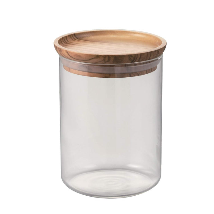 Hario Olive Wood Canister - 800Ml Capacity - Made in Japan