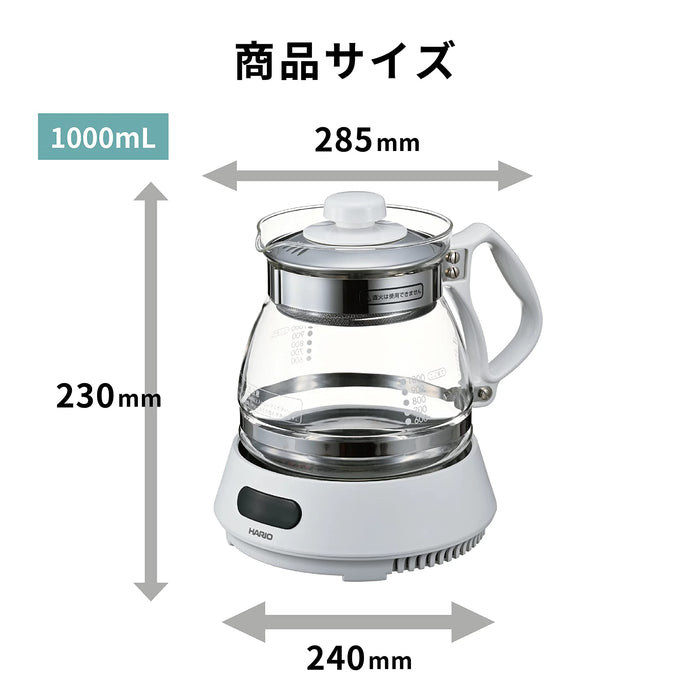 Hario Glass 微电脑煎药机 HMJN-1000-W 定时器 白色